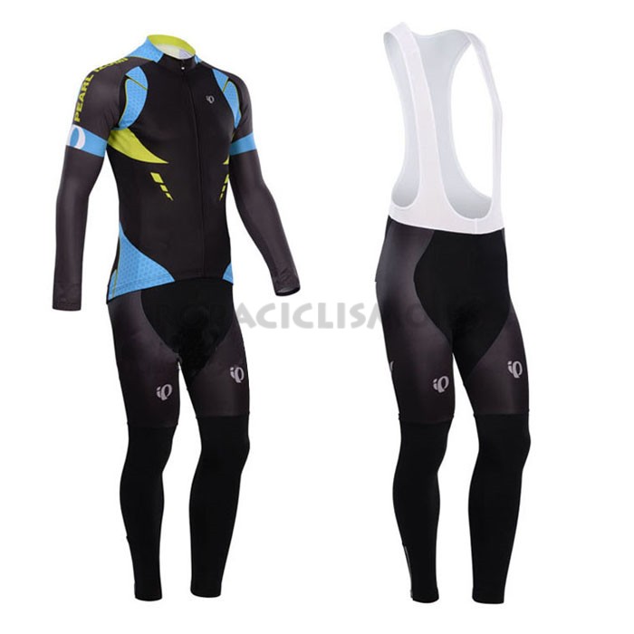 2014 Maillot pearl lzumi mangas largas tirantes negro